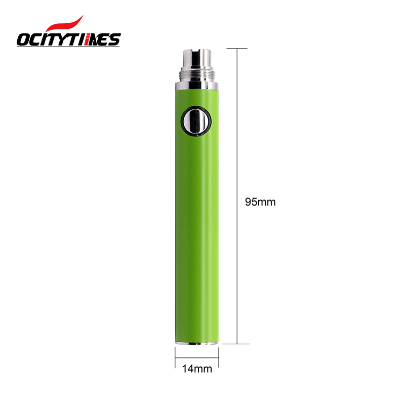 OcityTimes Nuova batteria di svapo 650 mAh ricaricabile con pulsante